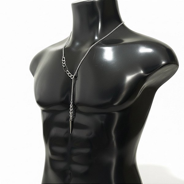 Colar Masculino Udon Corrente Prata