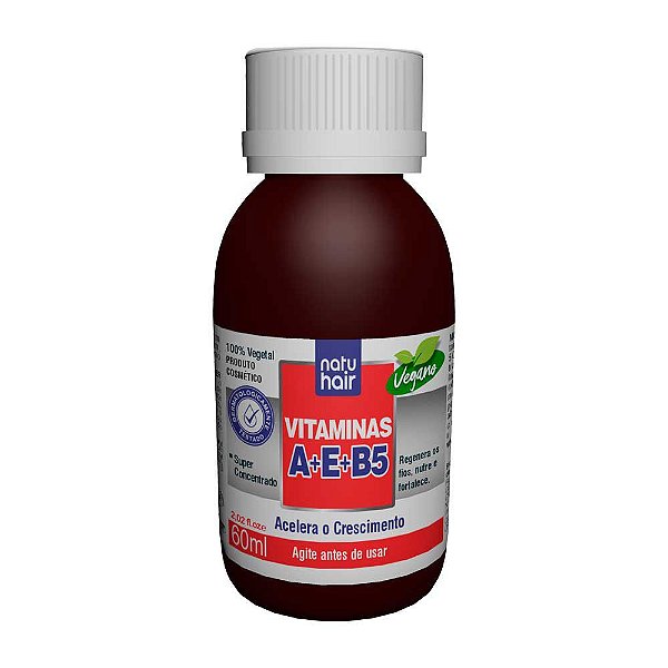 Vitaminas A+ E + B5  NatuHair 60ml