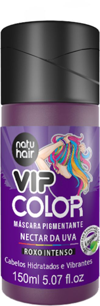 Máscara Pigmentante Vip Color Néctar de Uva ( Roxo intenso) 150ml