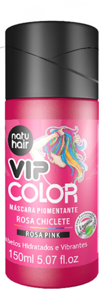 Máscara Pigmentante Vip Color Rosa Chiclete 150ml