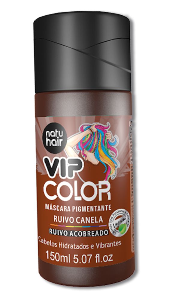 Máscara Pigmentante Vip Color Ruivo Canela 150ml