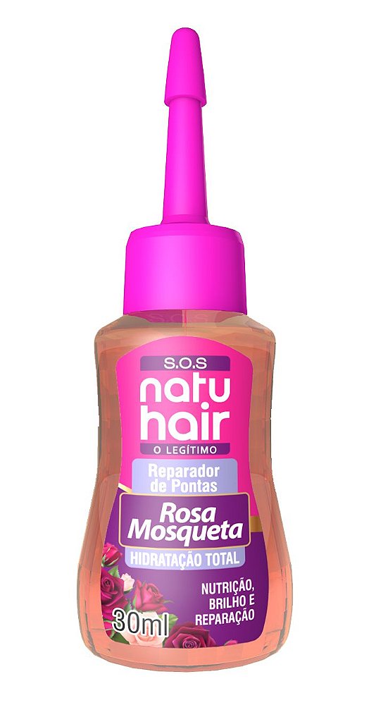 Reparador de Pontas S.O.S. NatuHair Rosa Mosqueta - 30ML