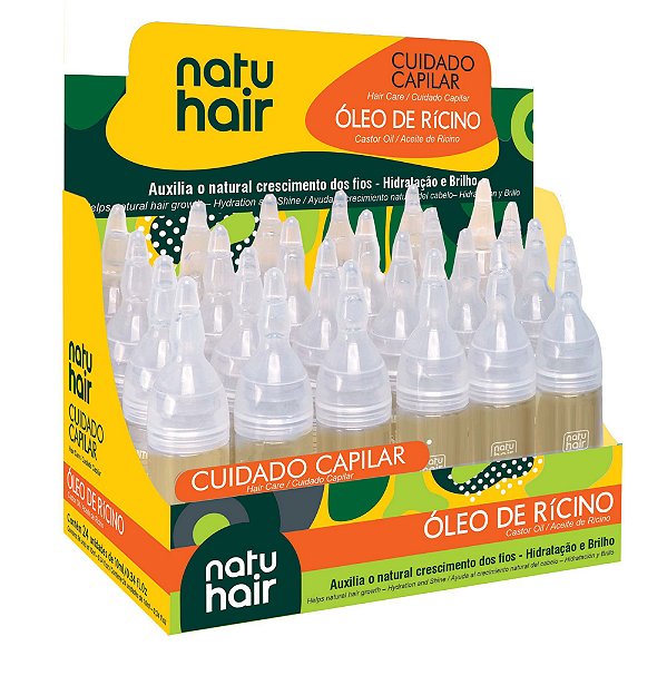 Ampola de Tratamento Capilar Óleo de Rícino NatuHair 10ML - (Unidade)