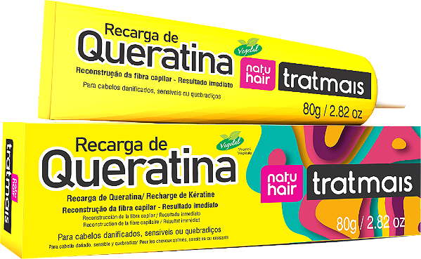 Recarga de Queratina  Natuhair TratMais 80g