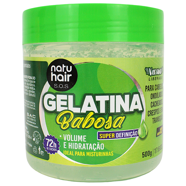 Gelatina Babosa NatuHair 500G