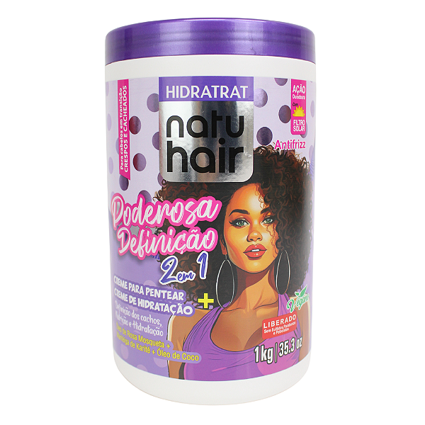 Creme para pentear 2 em 1 - Hidratrat - Poderosa Definição 1KG