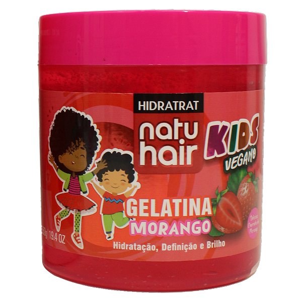 GELATINA NATUHAIR KIDS VEGANO MORANGO 500g