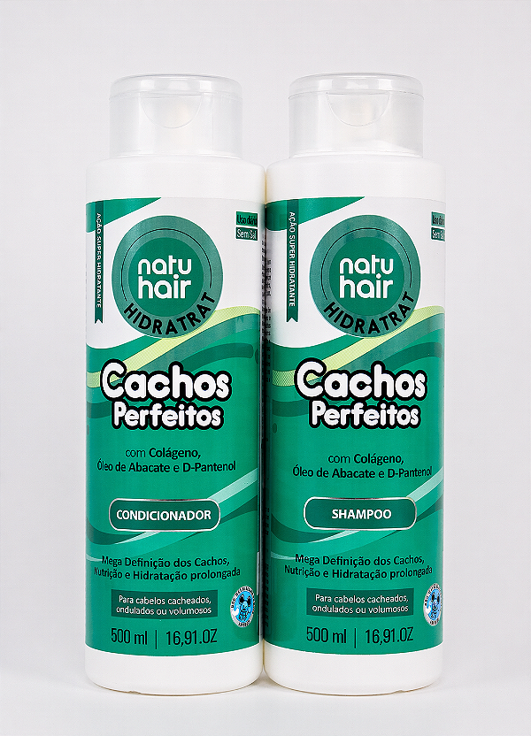 Kit Shampoo + Condicionador Vita Mais Natuhair Cachos Perfeitos 500ml