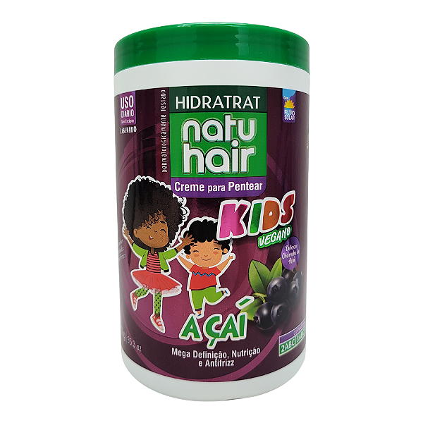 Creme Para Pentear Natuhair Hidratrat Açaí - Kids Vegano 1kg