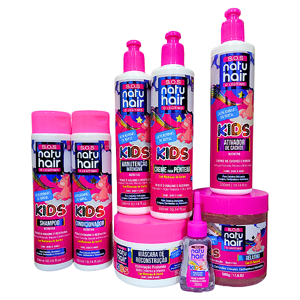 Kit Kids SOS Natuhair Completo