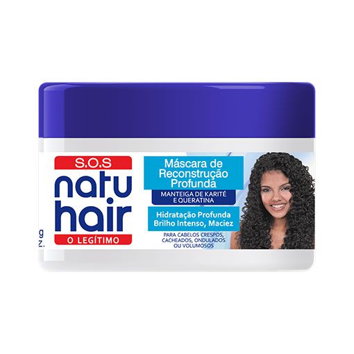 Máscara de Tratamento Tradicional S.O.S Natuhair 350g