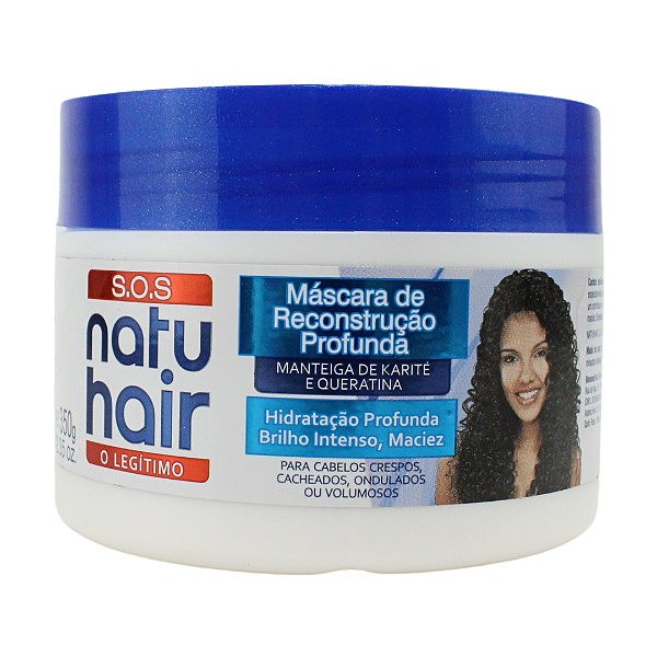 Máscara de Tratamento Tradicional S.O.S Natuhair 350g