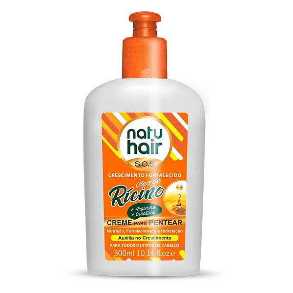 Creme para Pentear Óleo de Rícino S.O.S NatuHair 300ml