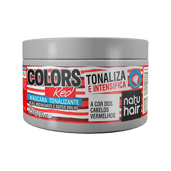 Máscara Tonalizante Colors Red  NatuHair 250g