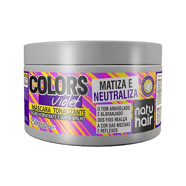 Máscara Tonalizante Colors Violet NatuHair 250g