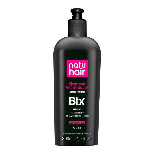 Shampoo Antirresíduos BTX NatuHair 300ml