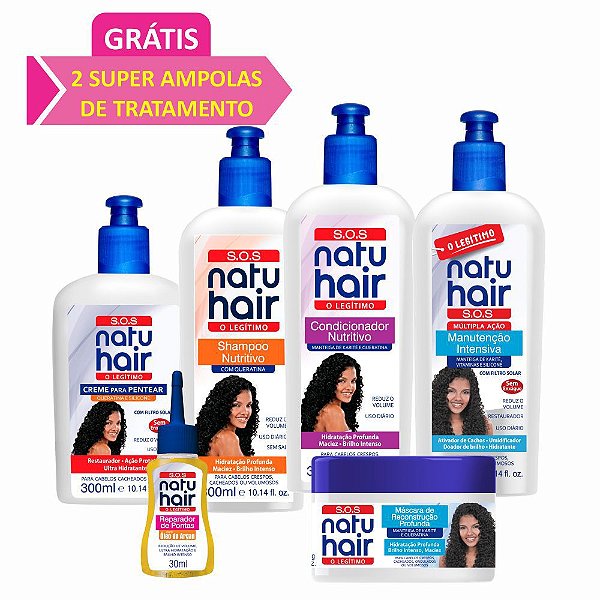 Kit Manutenção Intensiva Tradicional SOS NatuHair.