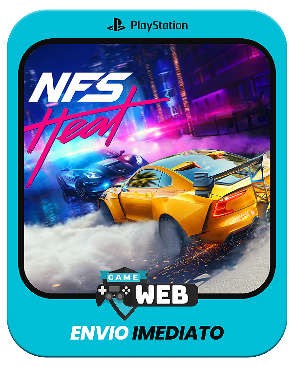 Need for Speed Heat - Edição Padrão - PS4 - Mídia Digital
