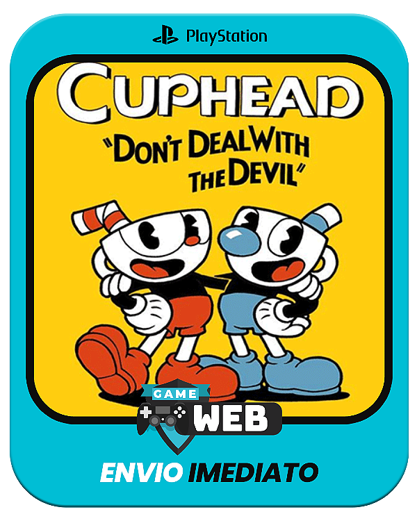 Cuphead - PS4 - Edição Padrão - Mídia Digital