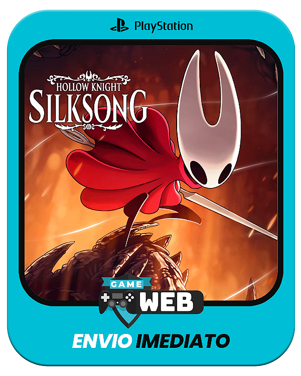 Hollow Knight: Silksong - PS4 - Edição Padrão - Mídia Digital