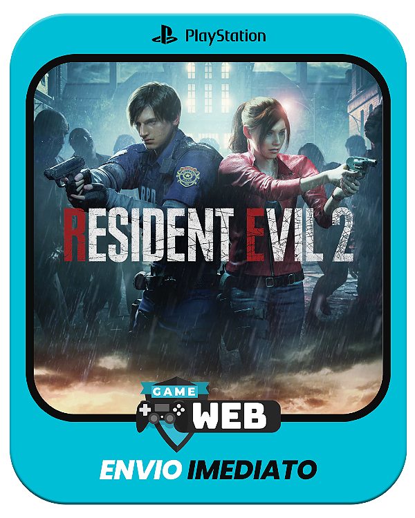 Resident Evil 2 Remake - PS4 - Edição Padrão - Mídia Digital