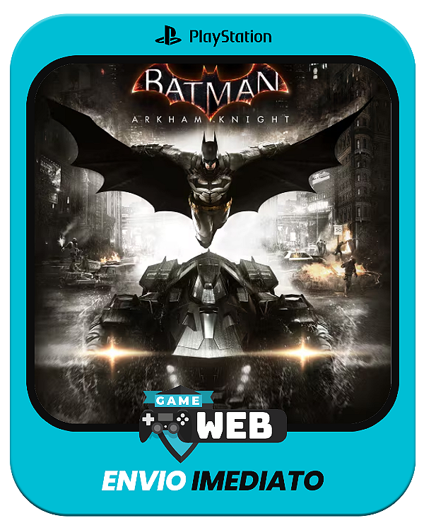 Batman : Arkham Knight - PS4 - Batman - Edição Padrão - Mídia Digital