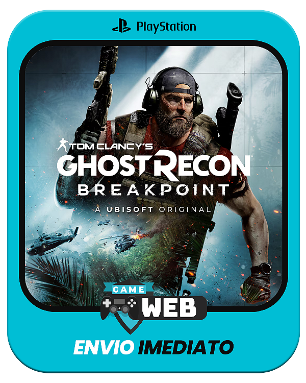 Ghost Recon Breakpoint - PS4 - Edição Padrão - Mídia Digital