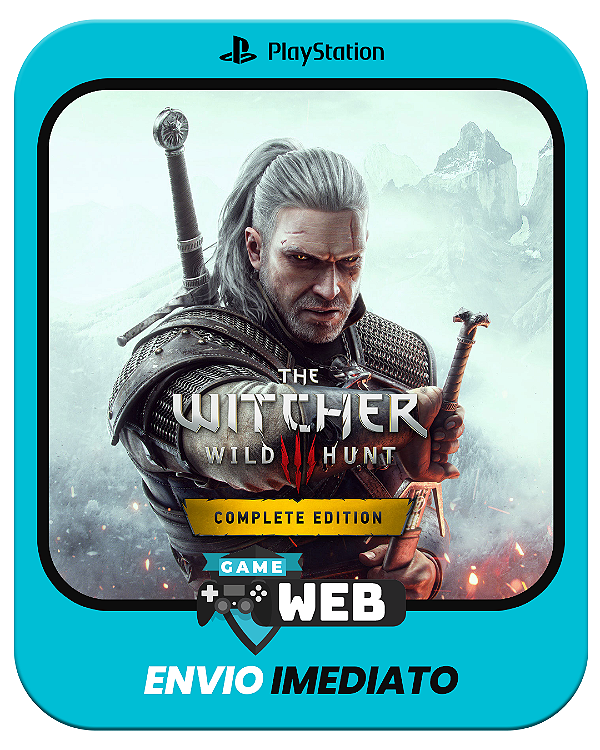 The Witcher 3 - PS4 - Edição Padrão - Mídia digital