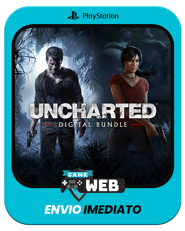 Uncharted 4 + The Lost Legacy - PS4 - Edição Padrão - Mídia Digital