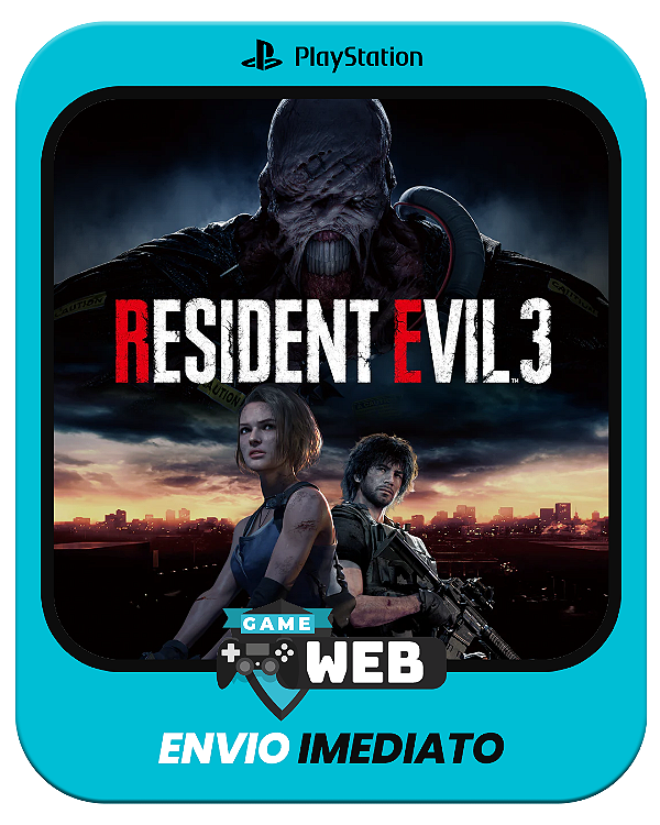 Resident Evil 3 Remake - PS4 - Edição Padrão - Mídia Digital