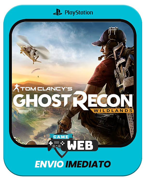 Ghost Recon Wildlands - PS4 - Edição Padrão - Mídia Digital