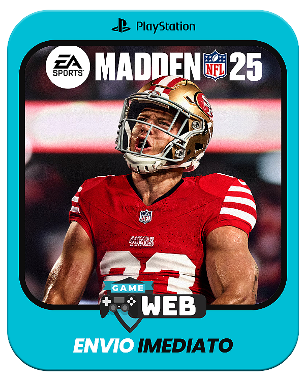 Madden NFL 25 - Edição Padrão - PS4 - Mídia Digital