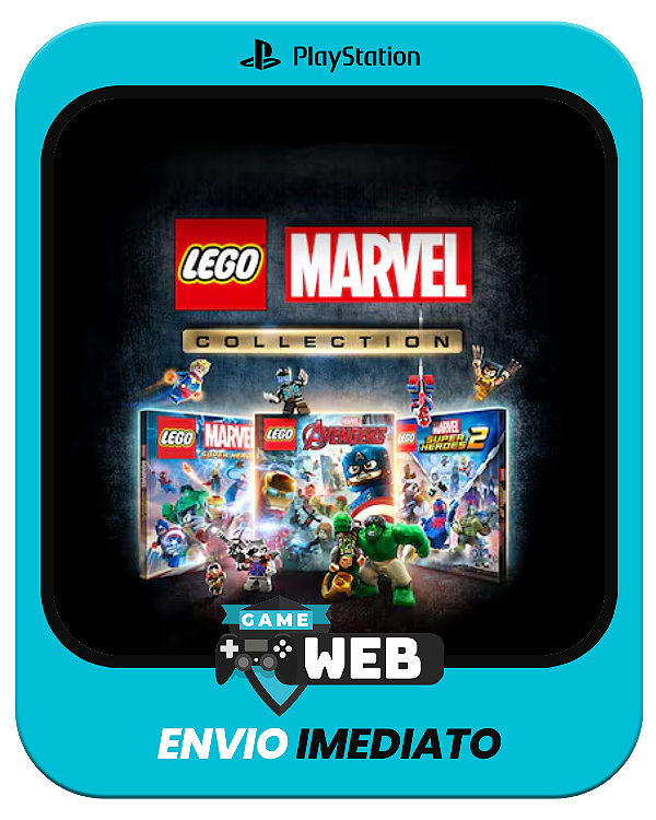 Coleção LEGO Marvel - PS4 - Edição Padrão - Mídia Digital
