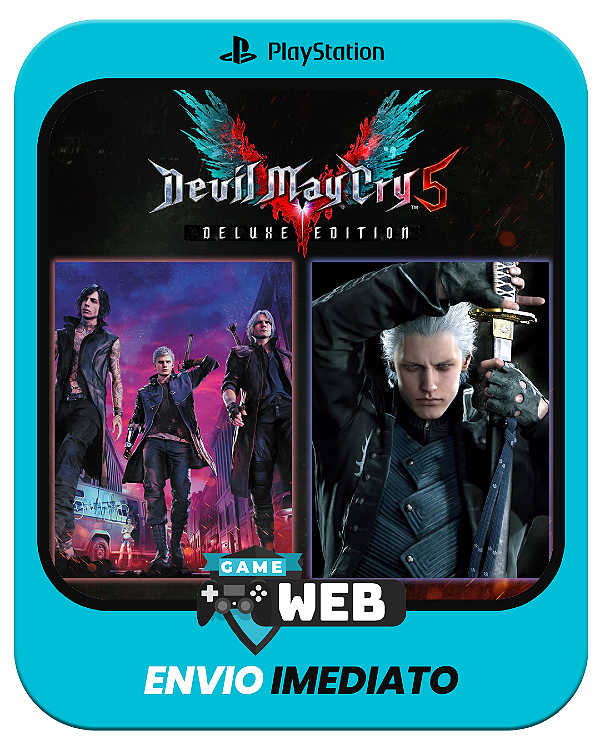 Devil May Cry 5 + Vergil - PS4 - Edição Padrão - Mídia Digital