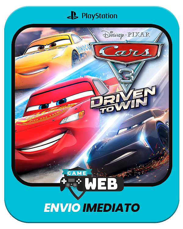 Carros 3: Correndo para Vencer - PS4 - Edição Padrão - Mídia Digital