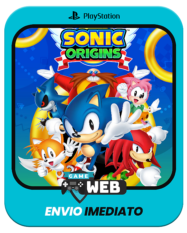 Sonic Origins - PS4 - Edição Padrão - Mídia Digital