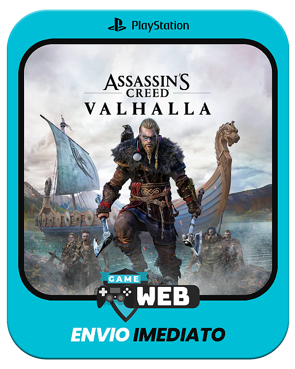 Assassin's Creed Valhalla - PS4 - AC Valhalla - Edição Padrão - Mídia Digital