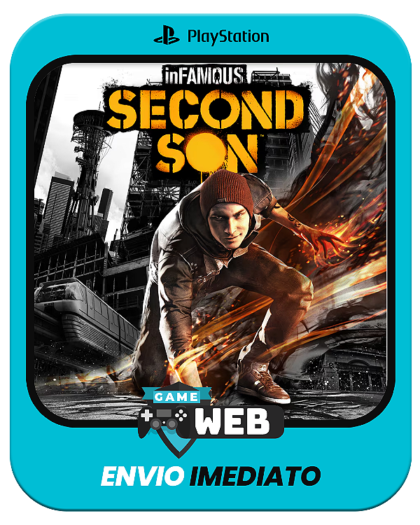 inFAMOUS Second Son - PS4 - Edição Padrão - Mídia Digital