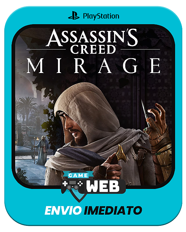 Assassins Creed Mirage - PS4 - Edição Padrão - Mídia Digital