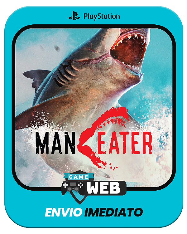 Maneater - PS4 - Edição Padrão - Mídia Digital