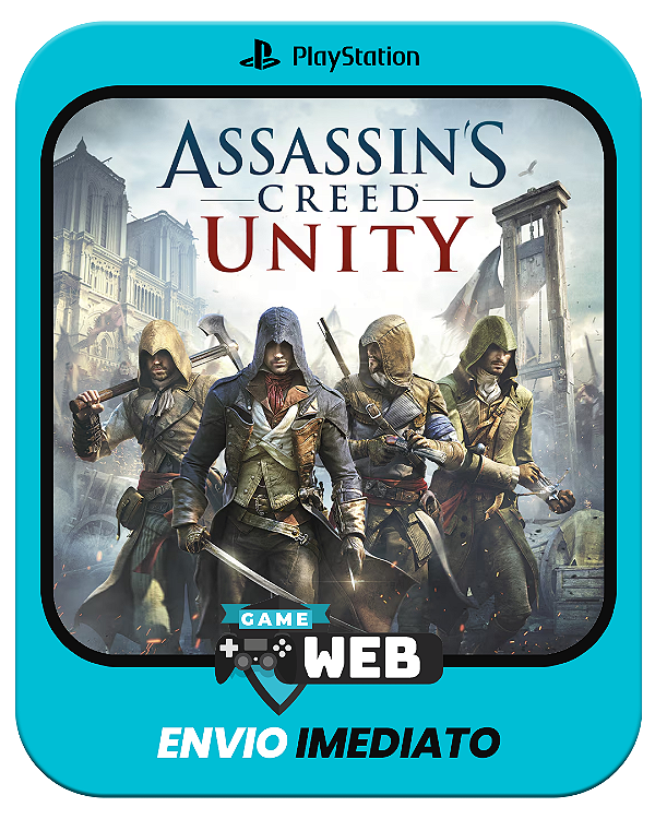 Assassin's Creed Unity - PS4 - AC - Edição Padrão - Mídia Digital