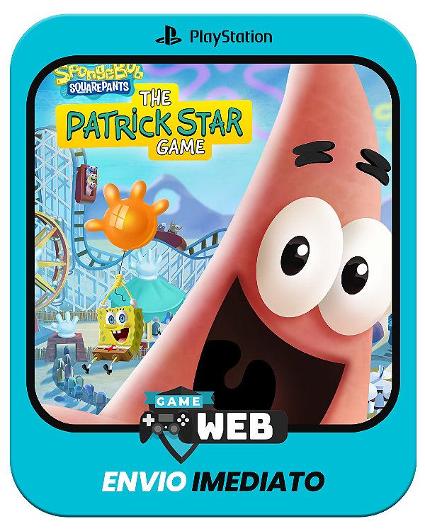 Bob Esponja: O Jogo do Patrick Estrela - PS4 - Edição Padrão - Mídia Digital