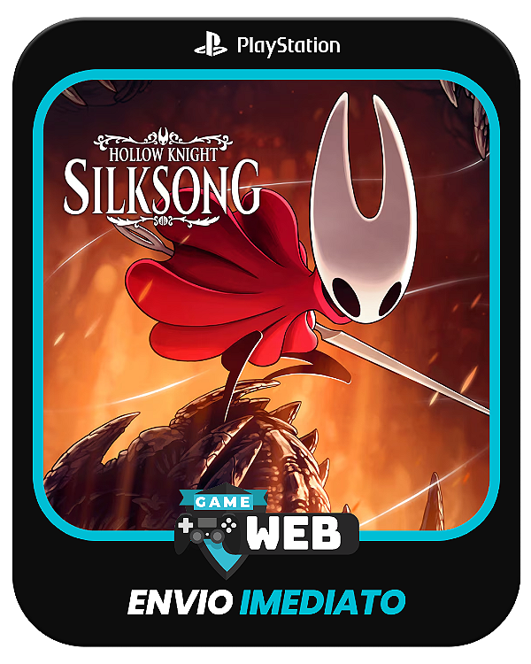 Hollow Knight: Silksong - PS5 - Edição Padrão - Mídia Digital
