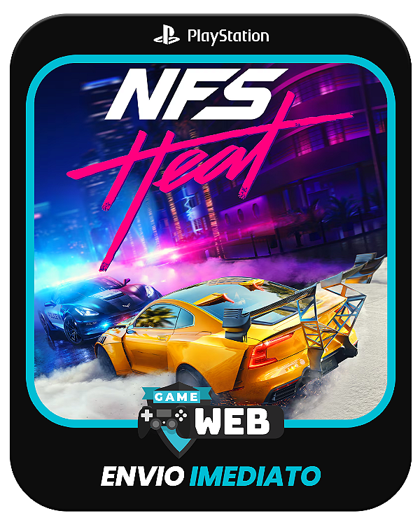 Need for Speed Heat - Edição Padrão - PS5 - Mídia Digital