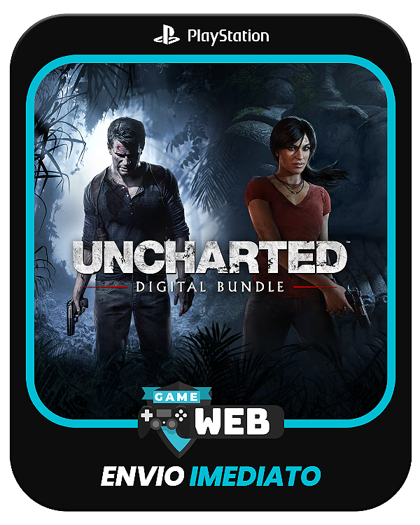 Uncharted 4 + The Lost Legacy - PS5 - Edição Padrão - Mídia Digital