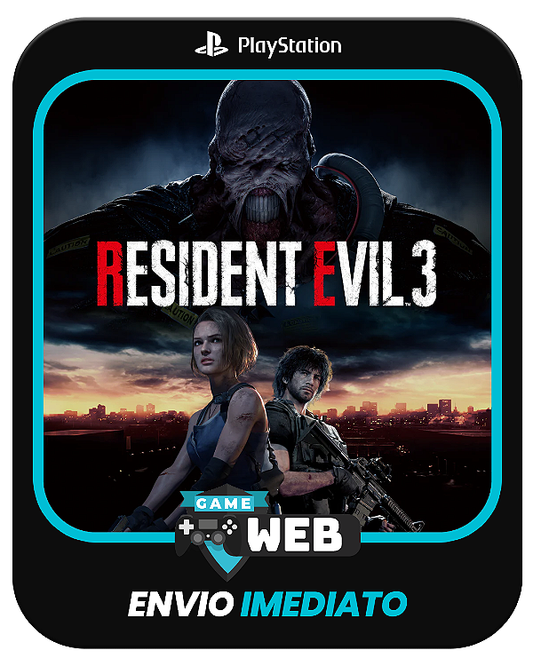 Resident Evil 3 Remake - PS5 - Edição Padrão - Mídia Digital
