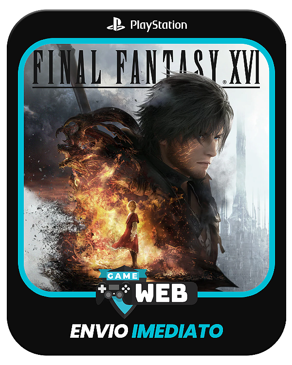 Final Fantasy XVI - PS5 - Edição Padrão - Mídia Digital