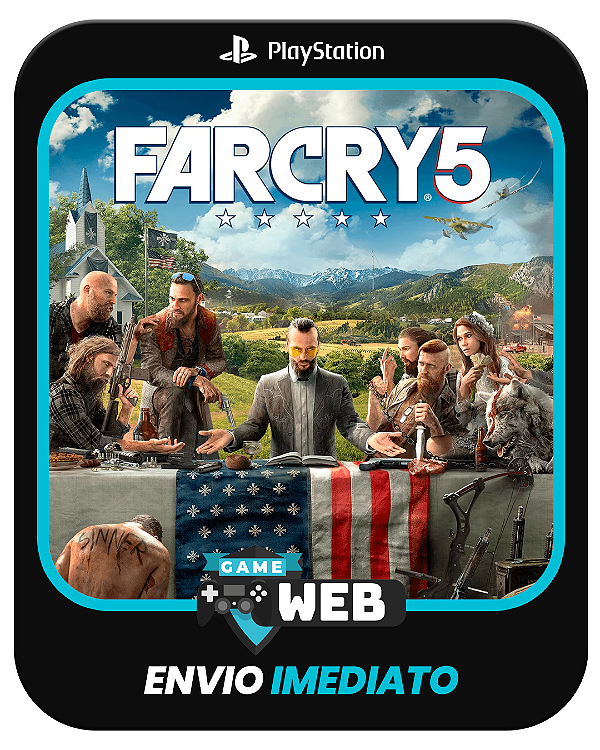 Far Cry 5 - PS5 - Farcry - Edição Padrão - Mídia Digital
