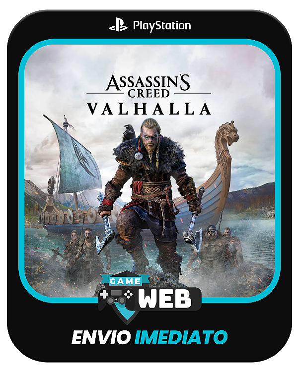 Assassin's Creed Valhalla - PS5 - AC Valhalla - Edição Padrão - Mídia Digital