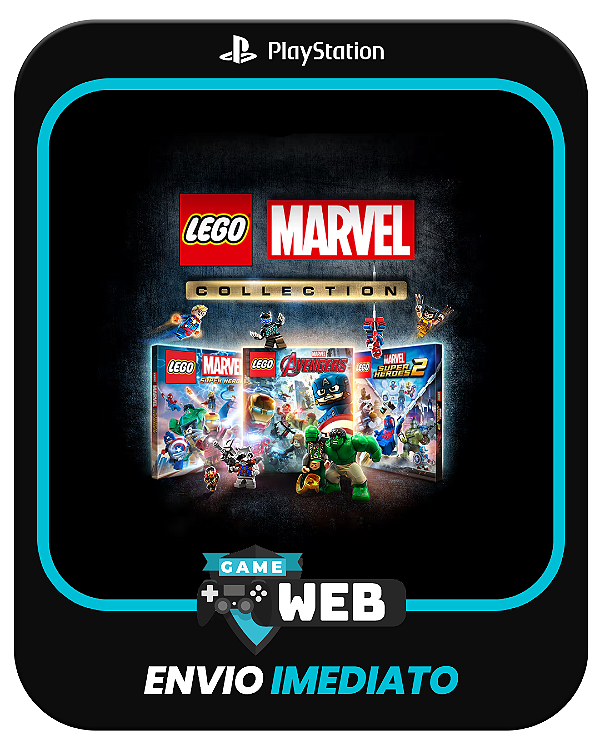 Coleção LEGO Marvel - PS5 - Edição Padrão - Mídia Digital